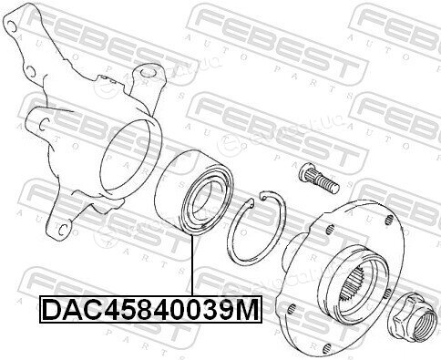 Febest DAC45840039M