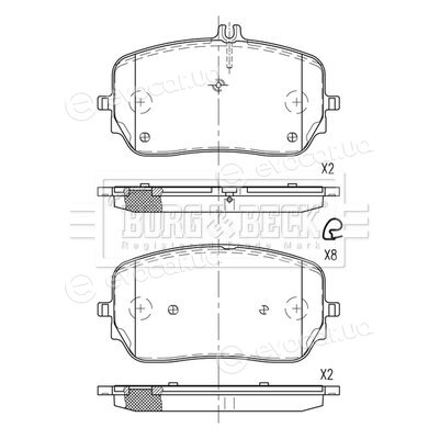Borg & Beck BBP2855