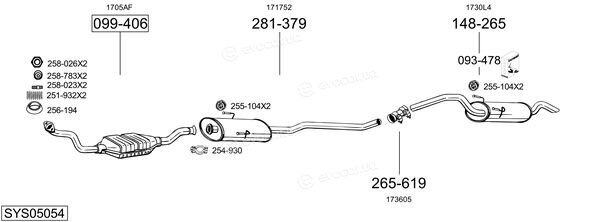 Bosal SYS05054