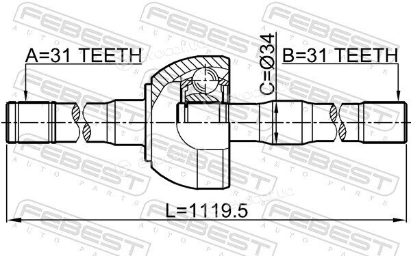 Febest 0214-Y61LH