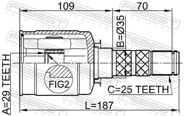 Febest 0811-B9