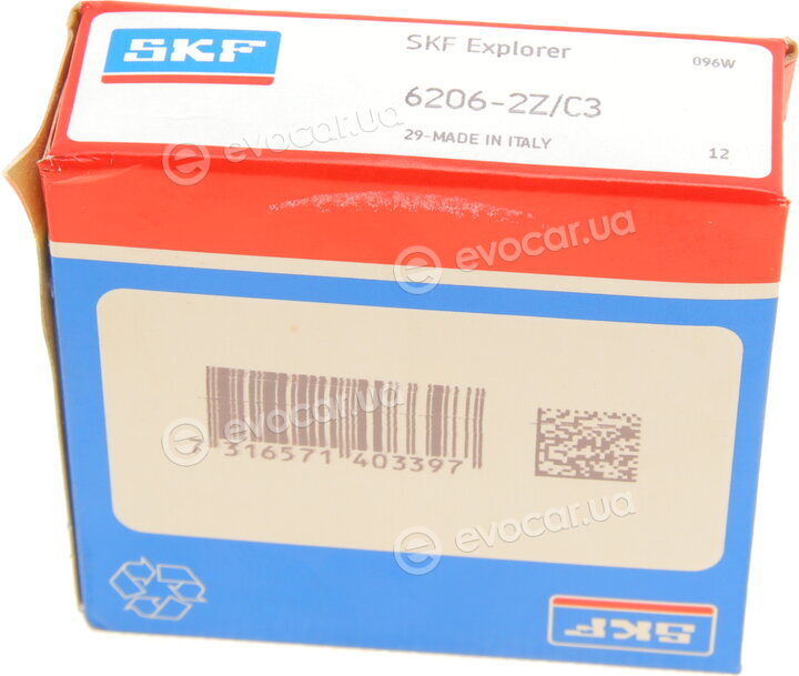 SKF 6206-2Z/C3