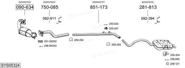 Bosal SYS05324