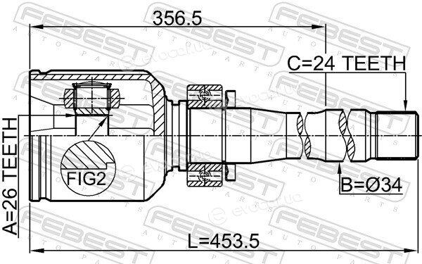 Febest 0111-AGV15RH