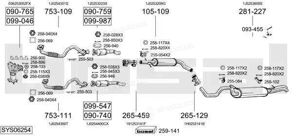 Bosal SYS06254