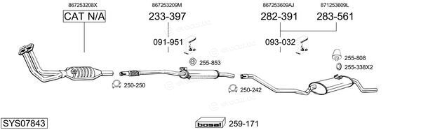 Bosal SYS07843