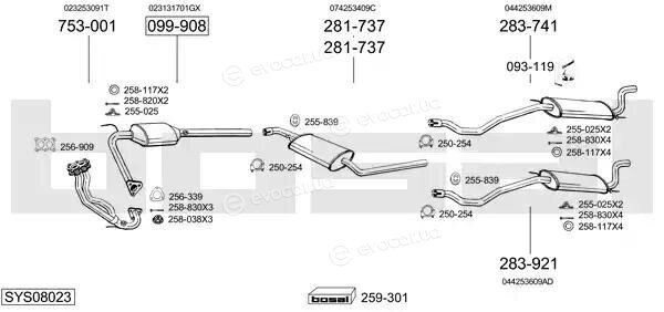 Bosal SYS08023