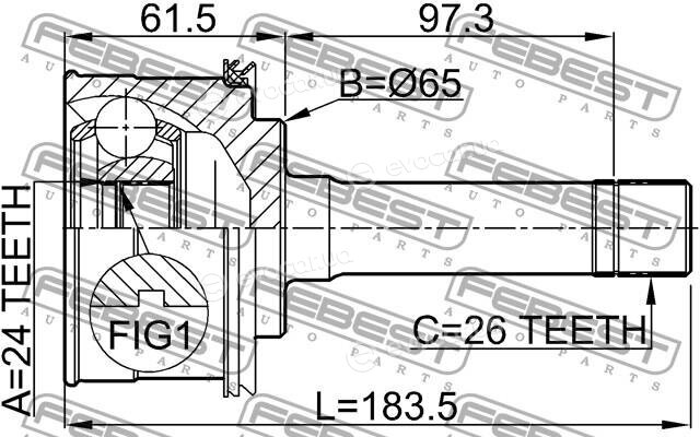 Febest 2210-SP