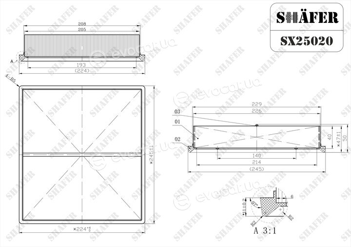 Shafer SX25020