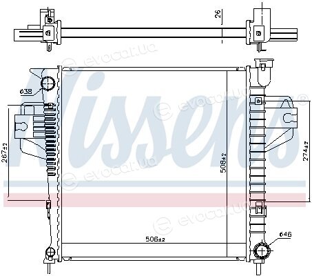 Nissens 606555
