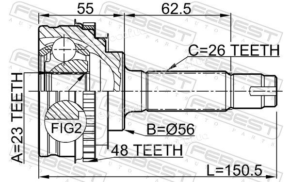 Febest 0110-010A48