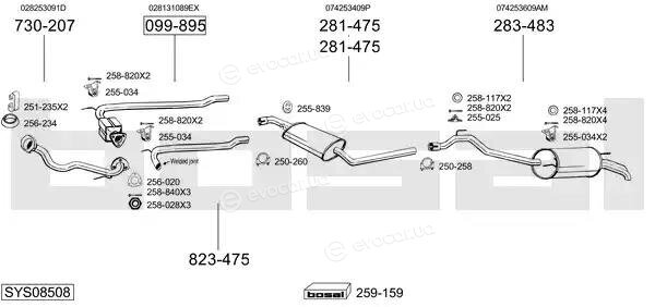 Bosal SYS08508