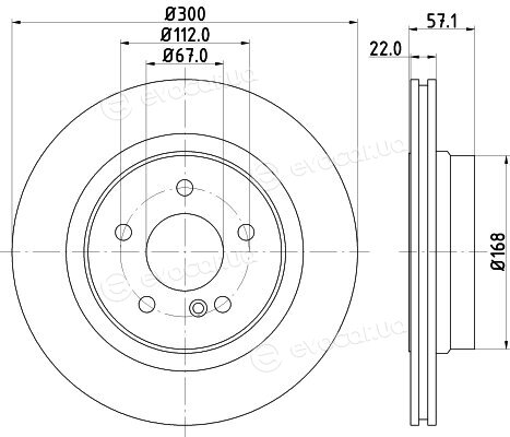 Hella Pagid 8DD 355 118-941