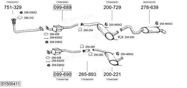 Bosal SYS05411