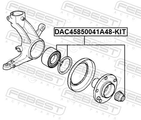 Febest DAC45850041A48-KIT