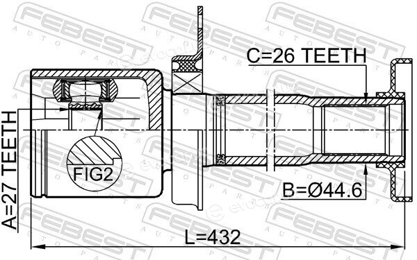 Febest 2311-TR5RH