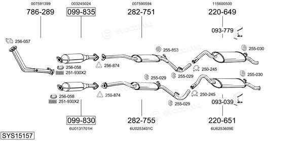 Bosal SYS15157