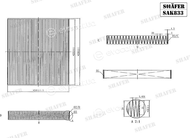 Shafer SAK833