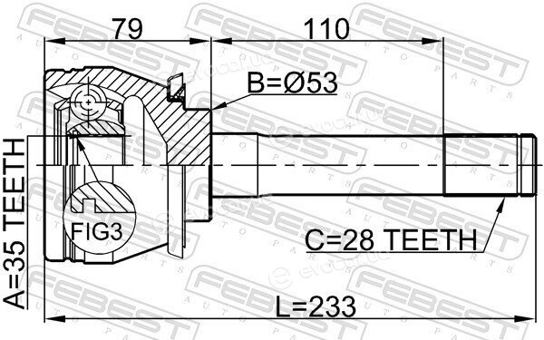 Febest 1410-MUS