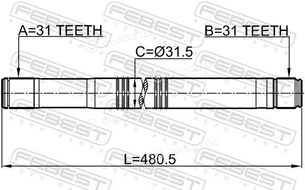 Febest 2112-TT9