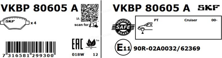 SKF VKBP 80605 A