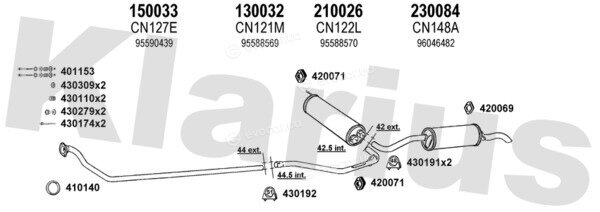 Klarius 180232E