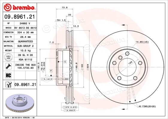 Brembo 09.8961.21