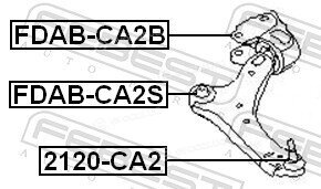 Febest FDAB-CA2S