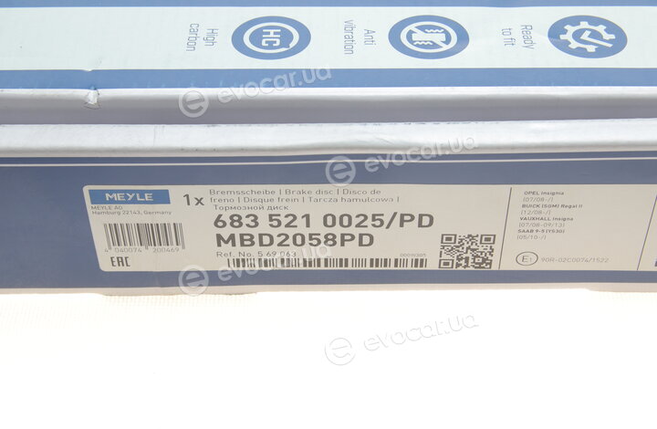 Meyle 683 521 0025/PD