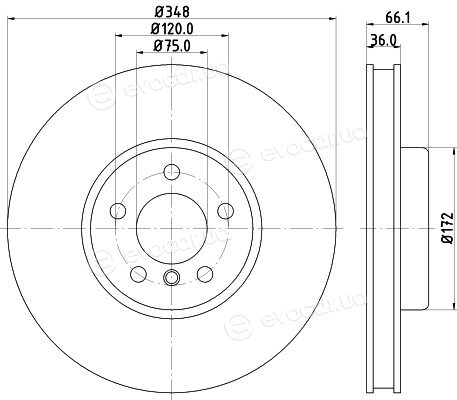 Hella Pagid 8DD 355 119-271