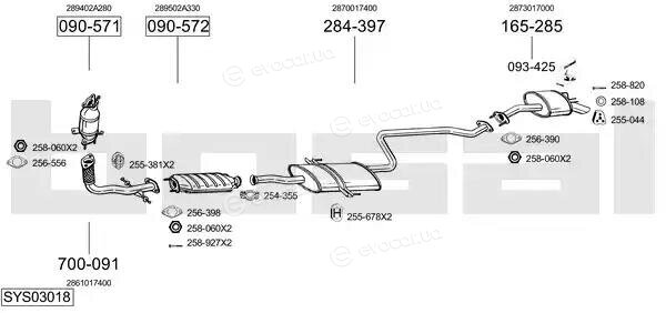 Bosal SYS03018