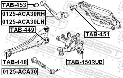 Febest TAB-450RUB