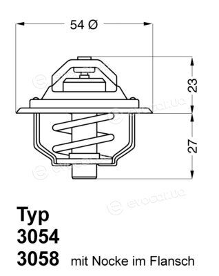 Wahler / BorgWarner 3054.87D50