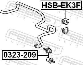 Febest HSB-EK3F