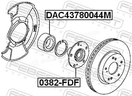 Febest DAC43780044M