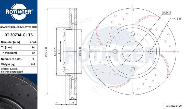 Rotinger RT 20734-GL T5