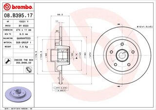 Brembo 08.B395.17