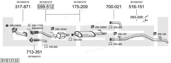 Bosal SYS13133