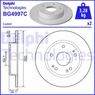 Delphi BG4997C