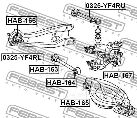 Febest HAB-167