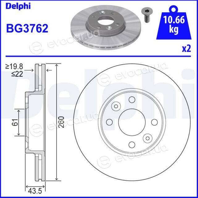 Delphi BG3762