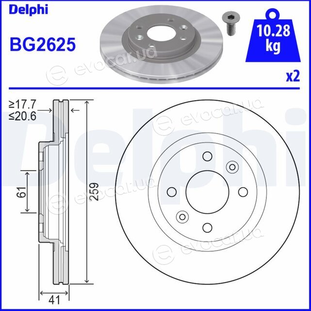 Delphi BG2625