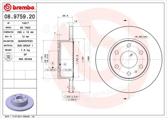 Brembo 08.9759.20
