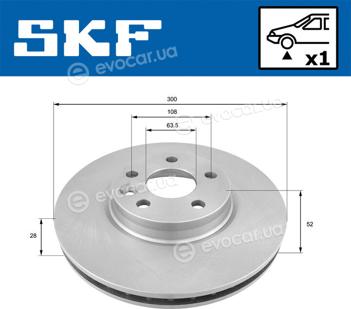 SKF VKBD 80056 V1