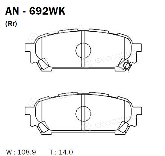 Akebono AN-692WK