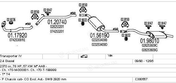 MTS C380557002521