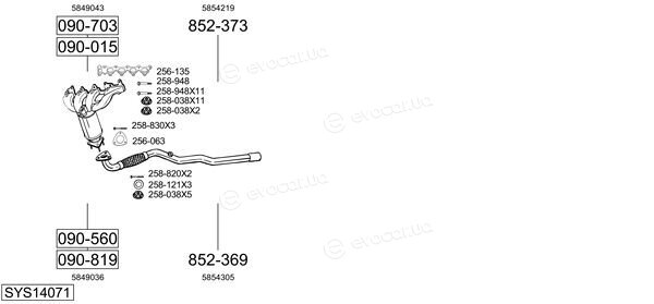 Bosal SYS14071