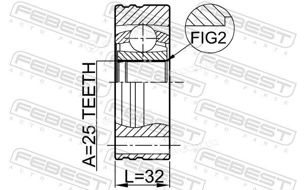 Febest 1911-E34