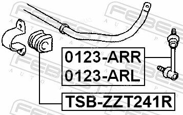 Febest TSB-ZZT241R