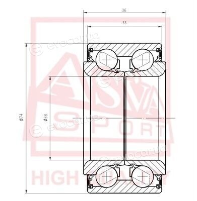 Asva DAC38740033-36